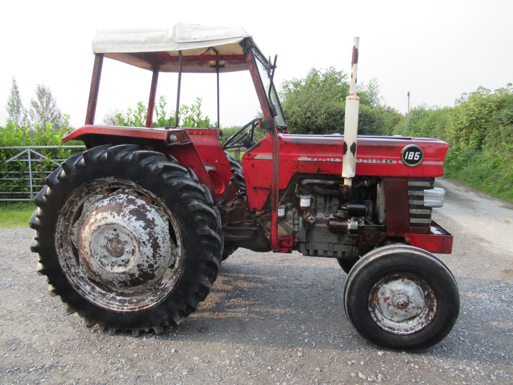 Massey Ferguson 185 c/w front weight frame, power steering, 8 speed ...